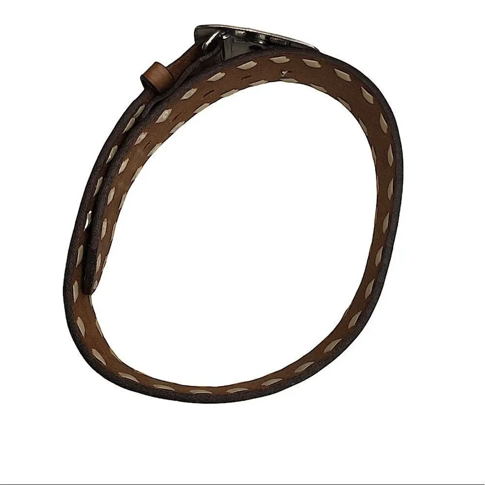 Vintage Boys’ Tooled Leather Belt 22.5